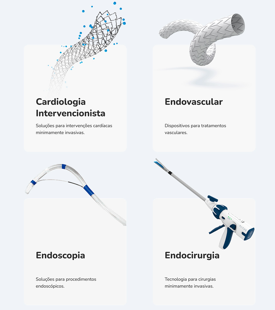 Elementos visuais para cada linha de produtos da Scitech, desenvolvido por Denisson Sousa.