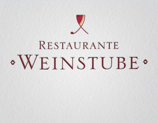 Logo do Restaurante Weinstube Completo, desenvolvido por Denisson Sousa.