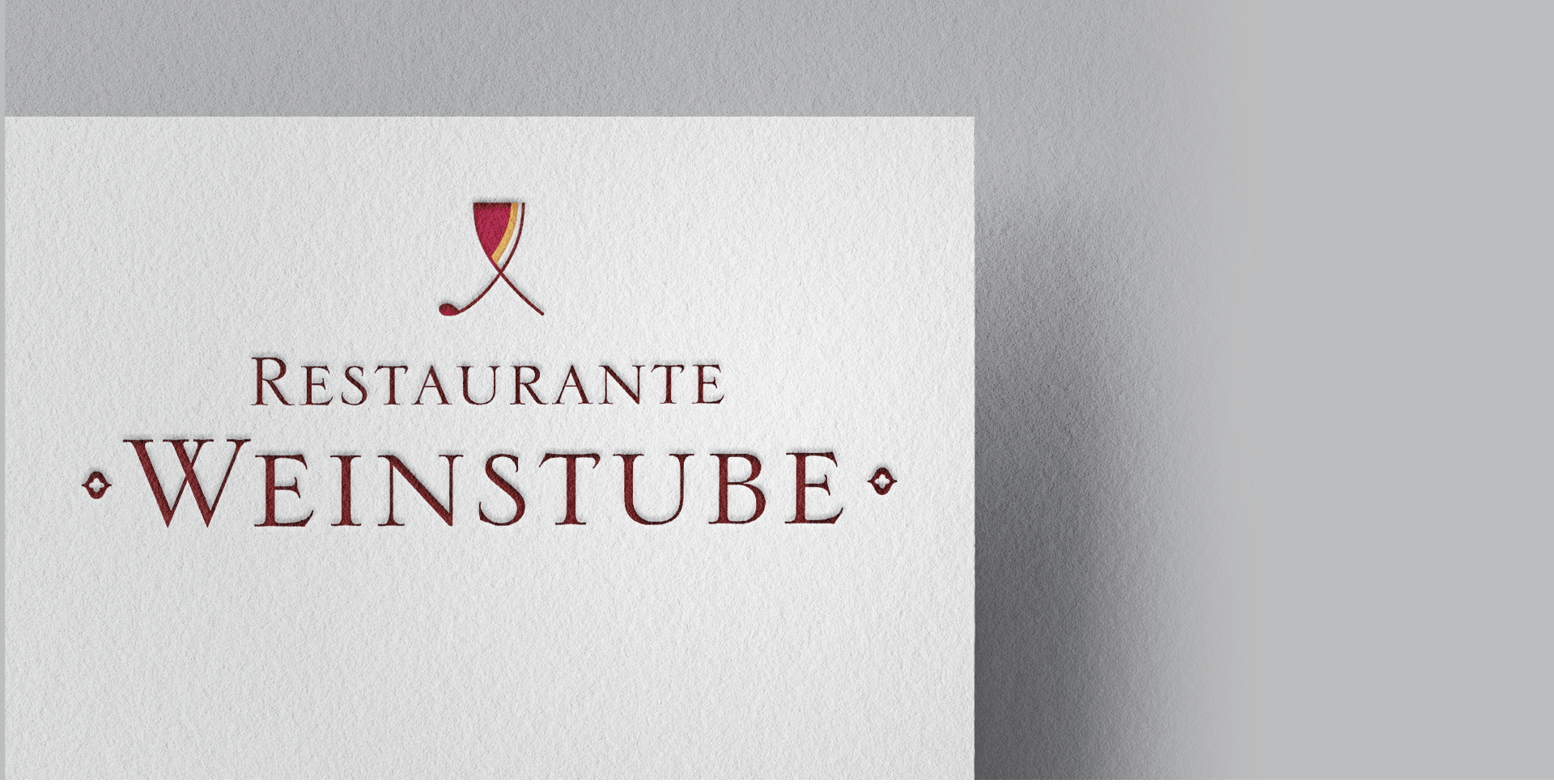 Logo do Restaurante Weinstube Completo, desenvolvido por Denisson Sousa.
